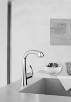 Смеситель для кухни GROHE Zedra с вытяжным душем 2jet, хром (32553000)