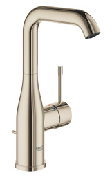 Смеситель для раковины GROHE Essence с донным клапаном, L-size, никель глянцевый (24174BE1)