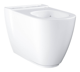 Унитаз напольный безободковый GROHE Essence Ceramic с бачком и сиденьем без микролифта, альпин-белый (NW0064)
