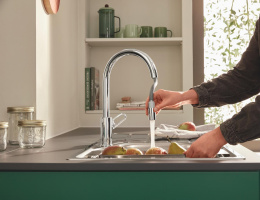 Смеситель для кухни GROHE BauFlow, хром (30549000)