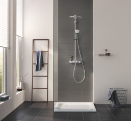 Душевая система GROHE Euphoria SmartControl System 310 Duo с термостатом для душа, хром (26507000/UA), уцененный товар