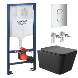 Комплект инсталляции GROHE Rapid SL NW0145/S с унитазом Aqueduto MACIO MAC0140 и раковиной Aqueduto ESPIRAL ESP0240 (NW0469)