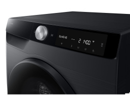 Стирально-сушильная машина Samsung WD90DG6G94BBLP с автодозировкой средства для стирки, чёрный