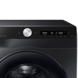 Стиральная машина Samsung WW80AG6S28ABLP с программой ускоренной стирки 8 кг, фантомный черный