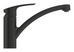 Смеситель для кухонной мойки GROHE Eurosmart с поворотным изливом, матовый черный (332812433)