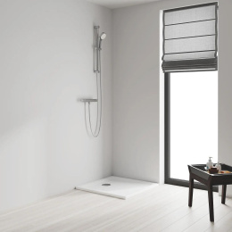 Душевой гарнитур GROHE Tempesta Cosmopolitan 100, 2 режима струи, душевая штанга 600 мм, хром (27578002/U), уцененный товар