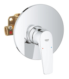 Смеситель для душа GROHE BauFlow в комплекте с монтажной частью, хром (29112000)