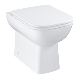Унитаз напольный приставной безободковый GROHE Bau Edge, альпин-белый (39810000)