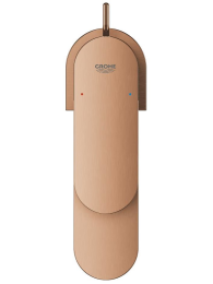 Смеситель для раковины GROHE Plus с донным клапаном, S-Size, теплый закат матовый (32612DL4)