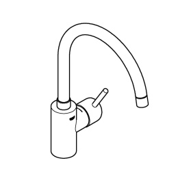 Смеситель для кухни GROHE Concetto, суперсталь (32661DC3)