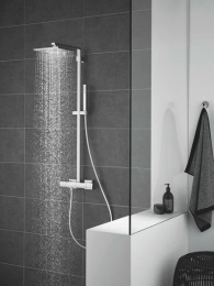 Ручной душ GROHE Euphoria Cube Stick, 9,5 л/мин, 1 режим, хром (27699000)