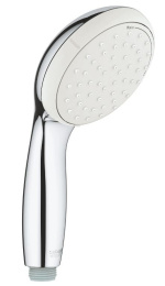 Душевой гарнитур GROHE Tempesta 100, 2 режима струи, душевая штанга 600 мм, 5,7 л/мин, хром/серый (27598001)