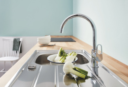 Смеситель для кухни GROHE BauFlow, хром (31538001/U), уцененный товар