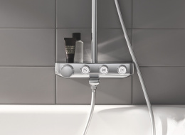 Душевая система GROHE Euphoria SmartControl System 260 Mono с термостатом для ванны, хром (26510000/U1), уцененный товар