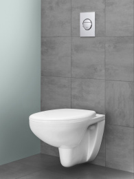 Панель смыва для унитаза GROHE Nova Cosmopolitan S, 3 режима, хром (37601000)