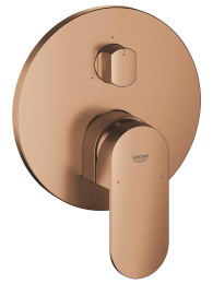 Внешняя часть смесителя для ванны GROHE Plus с переключателем на 3 положения, теплый закат матовый (24093DL4)