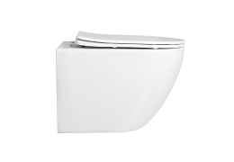 Унитаз Aquatek ВЕГА подвесной с сиденьем с микролифтом, матовый белый AQ1905-MW