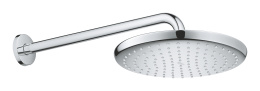 Верхний душ GROHE Tempesta 250, 9,5 л/мин, 1 режим, 380 мм, хром/белый (26668000)