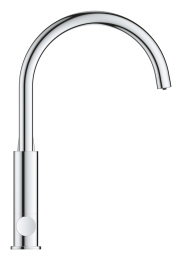 Смеситель для кухонной мойки GROHE Blue Pure BauCurve с функцией фильтрации, без фильтра в комплекте, хром (31723000)
