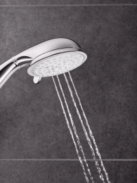 Душевая система GROHE New Tempesta Rustic 200 с переключателем потоков, хром (27399002)