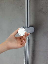 Душевая система GROHE New Tempesta Rustic 200 с переключателем потоков, хром (27399002)