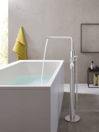 Внешняя часть смесителя для ванны GROHE Lineare напольного монтажа, хром (23792001)