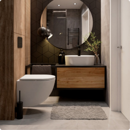 Комплект инсталляции GROHE Solido 38811KF0 с унитазом AQUAme AQM2002MW и сиденьем с микролифтом (NW0298)
