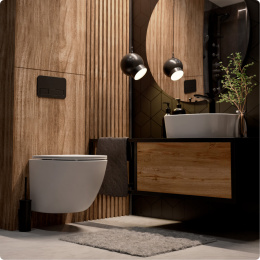Комплект инсталляции GROHE Solido 38811KF0 с унитазом AQUAme AQM2002MW и сиденьем с микролифтом (NW0298)