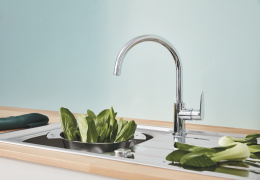 Смеситель для кухни GROHE BauCurve, хром (31231001/U), уцененный товар
