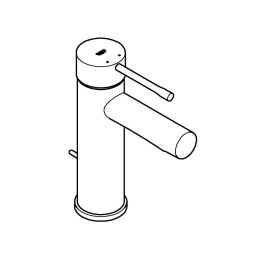 Смеситель для раковины GROHE Essence с донным клапаном, S-size, хром (32898001)