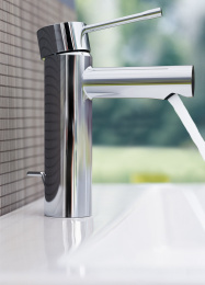 Смеситель для раковины GROHE Essence с донным клапаном, S-size, хром (32898001)