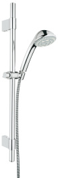Душевой гарнитур GROHE Relexa Massage 100, 4 режима струи, душевая штанга 600 мм, 7.5 л/мин, хром (28945000)