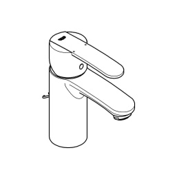 Смеситель для раковины GROHE Wave Cosmopolitan с цепочкой, хром (23204000)