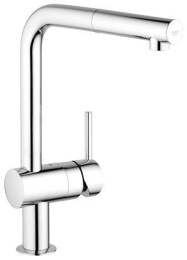 Смеситель для кухни GROHE Minta с вытяжным L-изливом, хром (32168000)