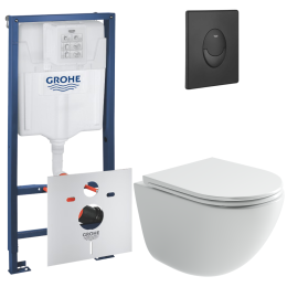 Комплект инсталляции GROHE Rapid SL 3 в 1 с унитазом Тренд CN4008T и звукоизоляционным комплектом (NW0793)