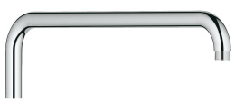 Душевой кронштейн GROHE Rainshower для душевой системы с коротким ниппелем 390 мм, хром (14047000)