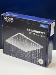 Верхний душ GROHE Rainshower 310 Mono, 9,5 л/мин, 1 режим, белая луна (26568LS0/U), уцененный товар