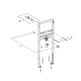 Система инсталляции для раковины GROHE Rapid SL (38554001)