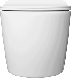 Унитаз AQUAme подвесной с сиденьем с микролифтом, с технологией смыва Invisible, белый AQM2002PRO