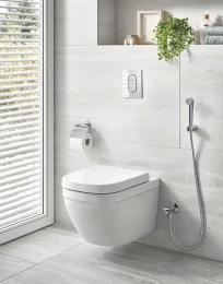 Унитаз подвесной компактный GROHE Euro Ceramic, альпин-белый (39206000)