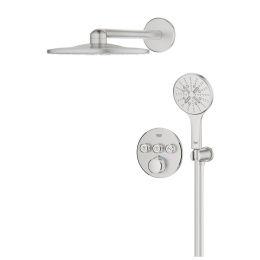Душевая система GROHE Grohtherm SmartControl с термостатом для душа, суперсталь (34863DC0)