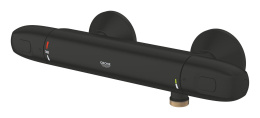 Термостат для душа GROHE Grohtherm 1000 внешнего монтажа, матовый черный (348142433)