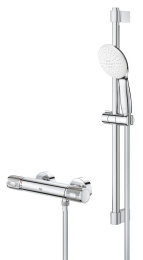 Термостат для душа GROHE Grohtherm 1000 Performance с душевым гарнитуром, хром (34834001)