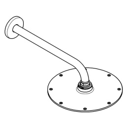 Верхний душ GROHE Rainshower Cosmopolitan Metal 210, 1 режим, 286 мм, хром (26052000)