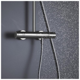 Душевая система GROHE Rainshower SmartActive 310 с термостатом для душа, белая луна (26648LS0)