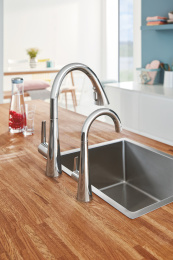 Мойка GROHE K700 60-S 55/45 1.0, нержавеющая сталь (31726SD0)