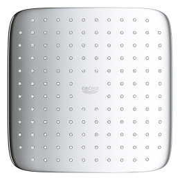 Верхний душ GROHE Tempesta Cube 250, 9,5 л/мин, 1 режим, хром/белый (26685000)