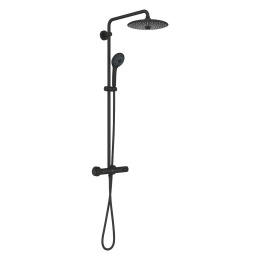 Душевая система GROHE Euphoria System 260 с термостатом для душа, фантомный чёрный (27615KF2)