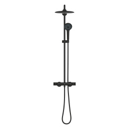Душевая система GROHE Euphoria System 260 с термостатом для душа, фантомный чёрный (27615KF2)