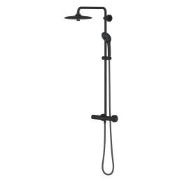 Душевая система GROHE Euphoria System 260 с термостатом для душа, фантомный чёрный (27615KF2)